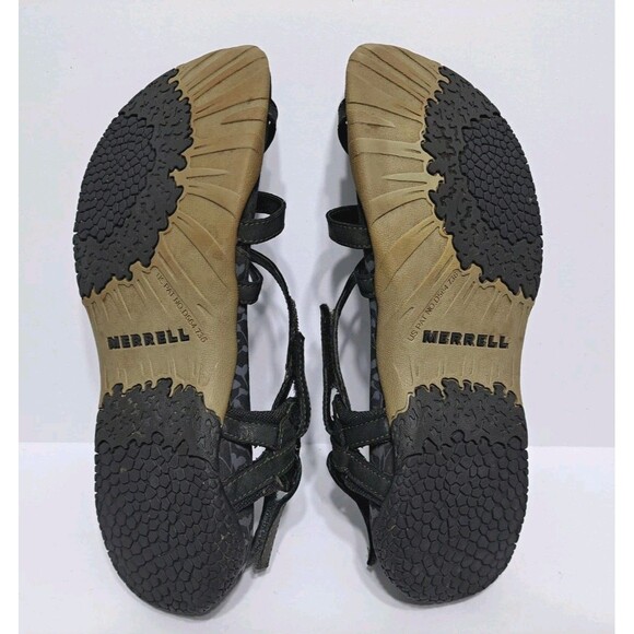 Merrell Sandspur Size 9 Sports Sandals Black Paloma Trail Beach Strappy - Picture 9 of 10